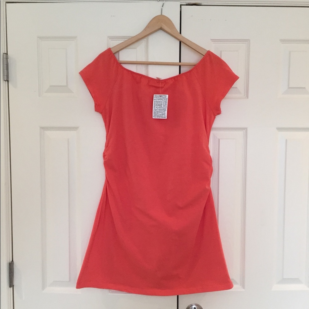 Urban Outfitters Peach/Tangerine Fitted Tunic